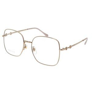 NEW GUCCI EYEGLASSES GG0883OA 001 GOLD WOMEN EYEWEAR GUCCI